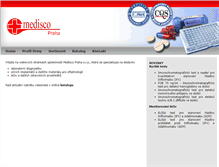 Tablet Screenshot of medisco.cz